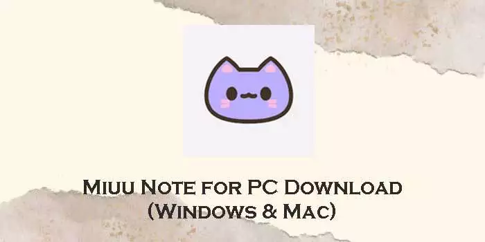 Miuu-Note-for-pc