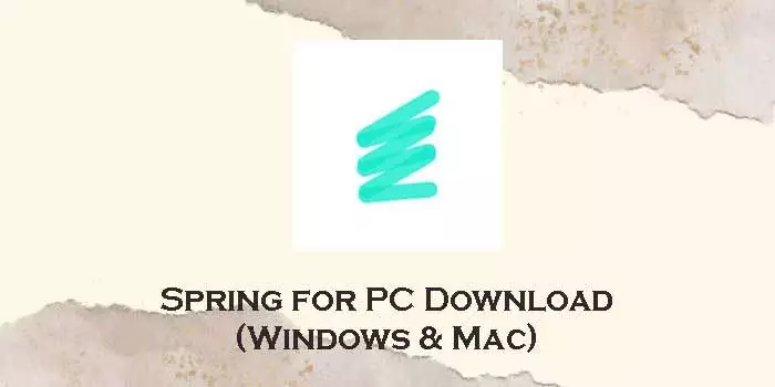 Spring-for-pc